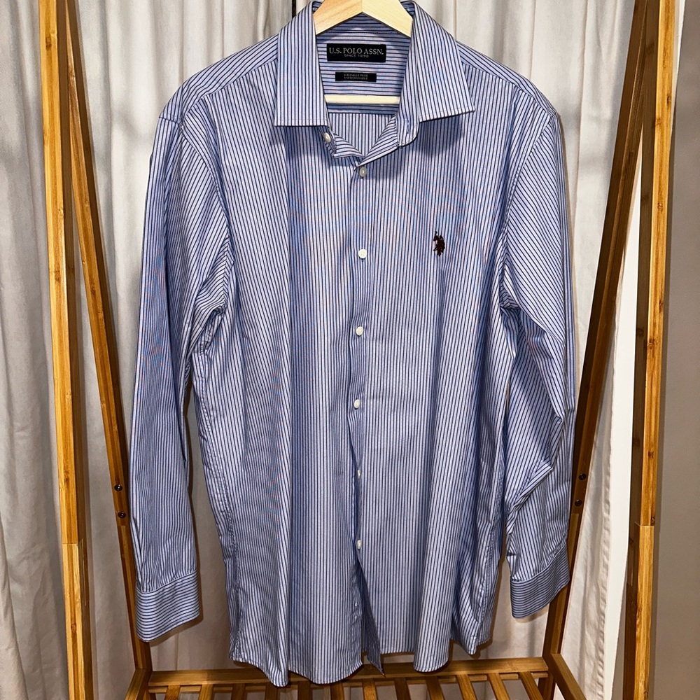 U.S. POLO ASSN. WRINKLE FREE Dress Shirt XL